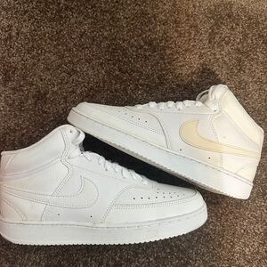 Nike White High-Top Sneakers
